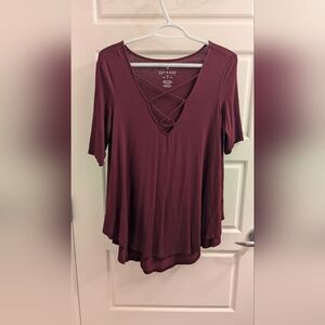 American Eagle Criss Cross Top